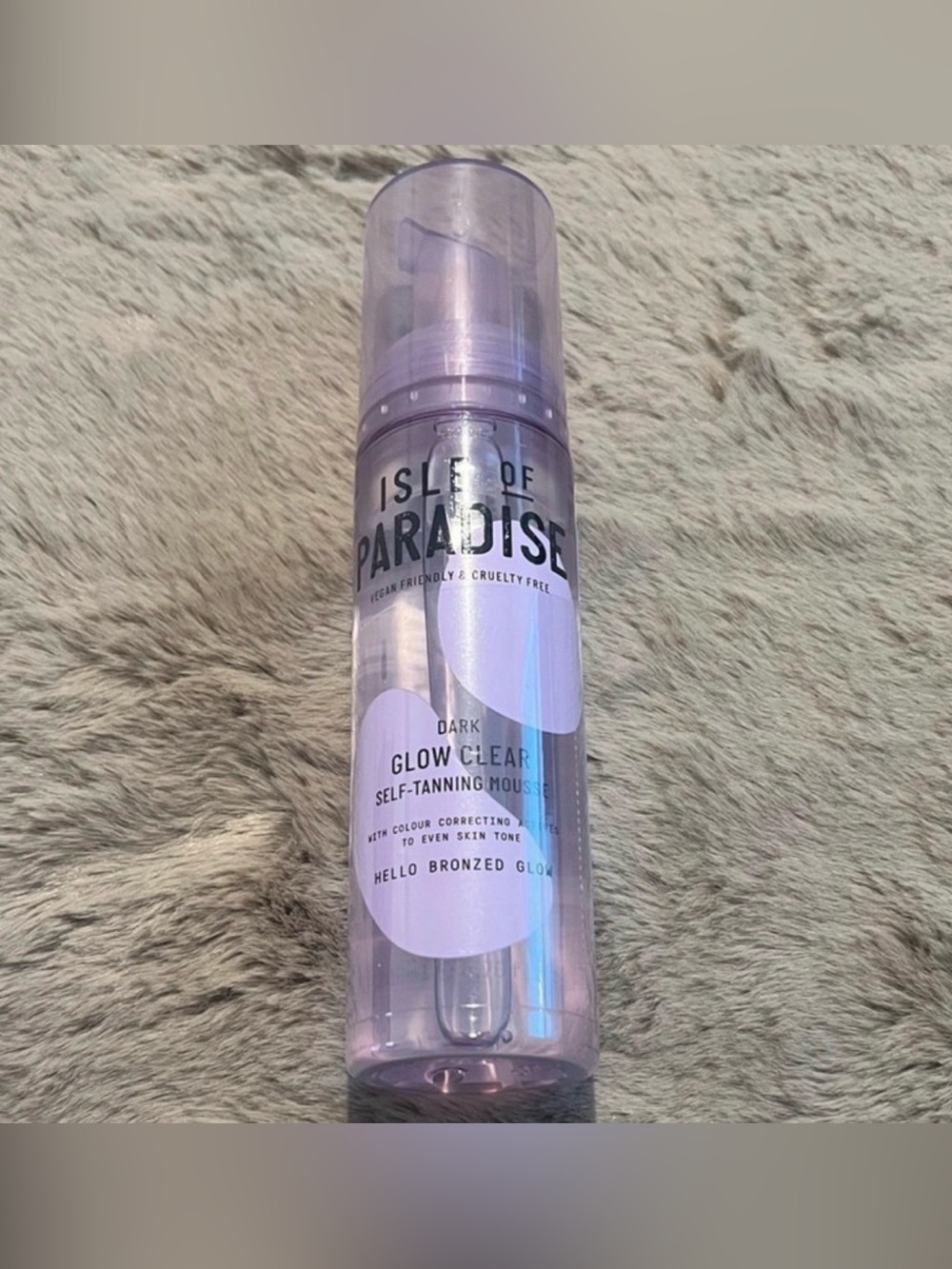 Isle of Paradise “Dark” Glow Clear Self-Tanning Mousse